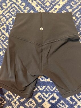 lululemon athletica Black High-Rise Bike Shorts